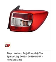 MAİS 265501454R STOP LAMBASI DUYSUZ SAĞ CLIO IV SYMBOL 2013= -