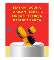 Mey İthalat® Matkap Ucu Temizlik Aparatı 3’lü Fırça Seti