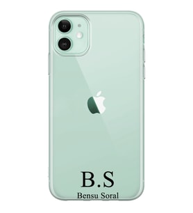 Klasik İsim Tasarımlı Şeffaf Telefon Kılıfı (Tüm Modeller Mevcuttur)