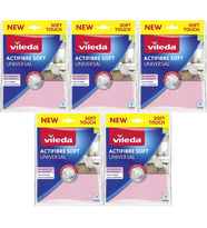 Vileda Actifibre Soft Universal New Soft Touch (Paket içi 2 Li) (5 Li Set)