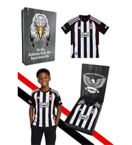 ORJİNAL LİSANSLI ADİDAS BEŞİKTAŞ FORMA 25-26 SEZON ÇUBUKLU ÇOCUK FORMASI UV BASKI KUTU H