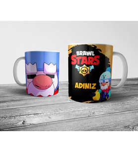 Pixxa  Brawl Stars GALE Kişiye Özel İsimli Kupa Bardak
