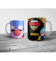 Pixxa  Brawl Stars GALE Kişiye Özel İsimli Kupa Bardak
