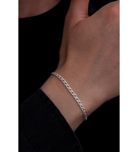Erkek Gümüş Bileklik - 925 Ayar Rambo Model Gümüş Bileklik 43164252432214