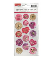 TANEX KIDS TNX-27101 DEKORATİF ETİKETLER - PUFFY AŞK SERİSİ STICKER