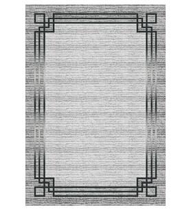Eliana Home Baskılı, Yıkanabilir Kaymaz Taban Salon Halısı LNA0581-SD793 100x150 cm (Gri)