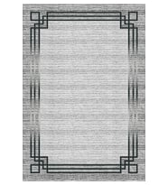 Eliana Home Baskılı, Yıkanabilir Kaymaz Taban Salon Halısı LNA0581-SD793 100x150 cm (Gri)