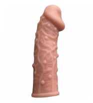 Maxx Realistic Penis Slevee Ten Dokusu Uzatmalı Penis Kılıfı