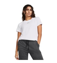 Under Armour Ua Rival Core Ss Beyaz Kadın T-Shirt 1383648-100