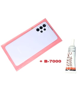 Tkgz Samsung Galaxy A52 A525 Arka Pil Batarya Kapağı (FULL Kamera Lensli+B-7000) MAVİ