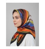 Halka Zincir Desenli Soft Eşarp Desen 1 Renk 6