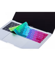 Laptop MacBook Pro Klavye Koruyucu 13inc A1708 12inc A1534 Avrupaİngilizce Baskı (Pembe-Fuşya)