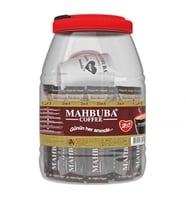 Mahbuba Coffee 2si1 Arada Şekersiz Hazır Kahve Kavanoz 36x10gr + Renkli Kupa Hediyeli