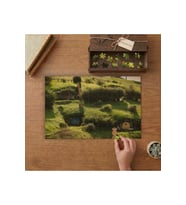 Hobbiton Film Seti Tasarımı 240 parça Ahşap Puzzle Ahşap Kutuda MP10184