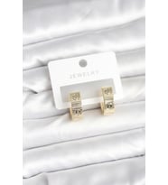Pirinç Gold Renk Halka Kadın Küpe Tj-Bkp11381