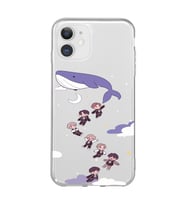 Iphone 11 Uyumlu Sevimli BTS Karakterler Tasarımlı Şeffaf Telefon Kılıfı