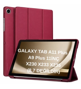 Samsung Galaxy Tab A11 Plus / A9 Plus 11inç Kılıf New PU Deri Smart Standlı Case