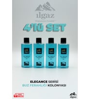 Ilgaz Buz Ferahlığı Kolonyası 4'lü Set 80 Derece 400 ml Elegance Series