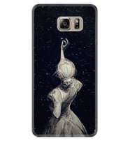 Samsung S7 Edge S20 Fe Plus Ultra S21 S22 Kılıf Desenli Silikon Star Woman 1332