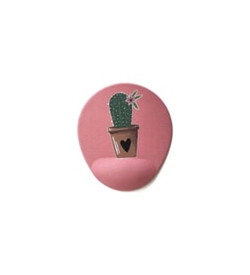Bilek Destekli Mouse Pad Pembe Kaktüs