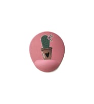 Bilek Destekli Mouse Pad Pembe Kaktüs