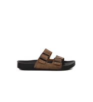 Pierre Cardin Siyah Nubuk  Erkek Terlik PC-7241 M (Vizon)