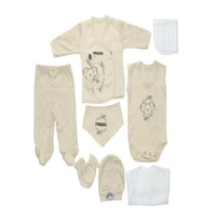 Happy Elepants Organik Hastane Çıkış Takımı 8 Parça