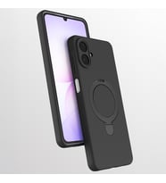 Samsung Galaxy A07 Uyumlu Kılıf M-safe Şarj Özellikli Standlı Zore Samara Kapak
