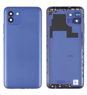 Samsung Galaxy A03 - SM-A035 FULL Kasa Arka Kapak Takım MAVİ
