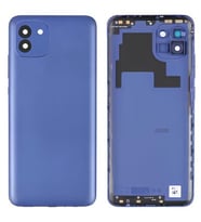 Samsung Galaxy A03 - SM-A035 FULL Kasa Arka Kapak Takım MAVİ