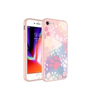 Apple iPhone 8 Uyumlu Kılıf Kamera Korumalı Desenli Sert Silikon Zore Epoksi Kapak (Model 4)