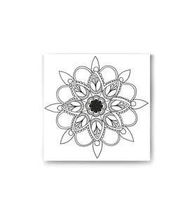 DBSanatevi Mandala Çiçek Tablo 60 X 60 Cm