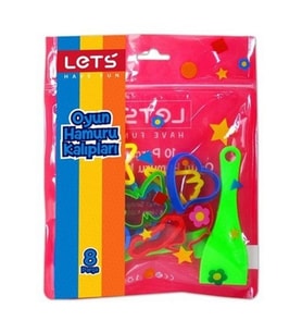 Lets Oyun Hamuru Kalıbı 8 Parça L8411 - 2 paket