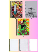 chainsaw man 3 adet defter A4 büyük boy 72 sayfa çizgili_kareli_çizgisiz defter seti