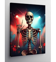 Kanvas Tablo Metalci İskelet