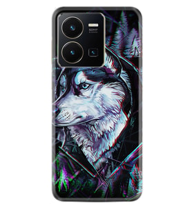 Vivo Y35 Kılıf Silikon Desen Özel Seri Dog Eyes 1761