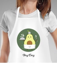 Kişiye Özel Avocado Chef- Aşçı Mutfak Önlüğü