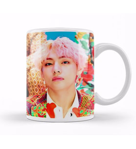 Taehyung BTS Idol Kupa Bardak Porselen