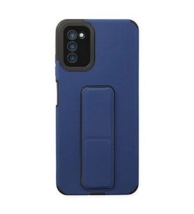Northcity Samsung Galaxy A03s Kılıf Mega Standlı Silikon - Mavi