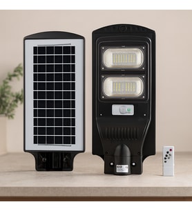 200W 6500K Sensörlü Güneş Enerjili Sokak Lambası