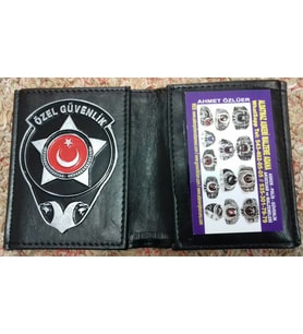 ÖZEL GÜVENLİK ROZETLİ CÜZDANI 2AD SATINAL-SADECE,ÖZEL GÜVENLİK KİMLİK KARTLI PERSONELE SATILIR