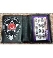 ÖZEL GÜVENLİK ROZETLİ CÜZDANI 2AD SATINAL-SADECE,ÖZEL GÜVENLİK KİMLİK KARTLI PERSONELE SATILIR