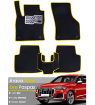 AUDİ Q7 (2005-2015) Uyumlu EVA Paspas Tam Set–Araca Özel,Su Geçirmez,Hızlı ve Kolay Montaj