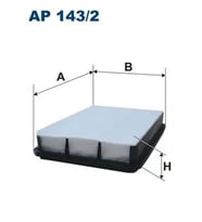 FILTRON AP1432 Hava Filtresi 1780130040 1780130080