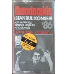 (Plak Değildir KASET tir) Theodorakis İstanbul Konseri '86 Kaset