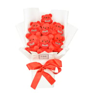 U&B Teddy Bear Flowers Aşk Bombası Ayıcık Buketi