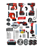 Powerforge Profesyonel Kömürsüz Bakır Sargılı Çelik Şanzıman 6'lı Set