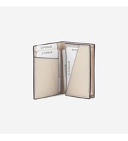 Compartments Hakiki Deri Cüzdan Cream Krem
