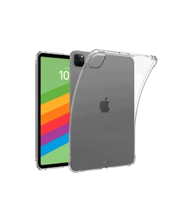 Apple İpad Pro 13 (2024) Kılıf Anti Shock Tablet Silikon - Şeffaf