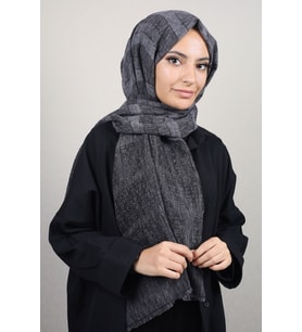 Desenli Aqua Şal - Desen-05 - Renk-01